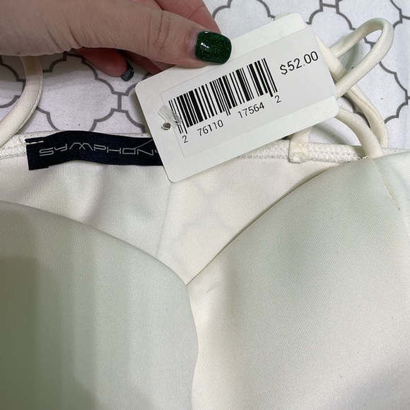 Cream Crop Top NWT - Picture 3 of 4